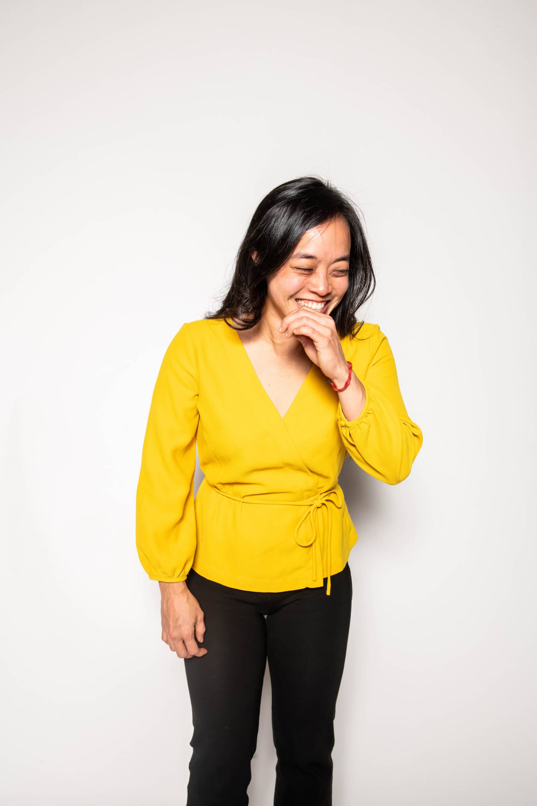 Crystal Huang laughing